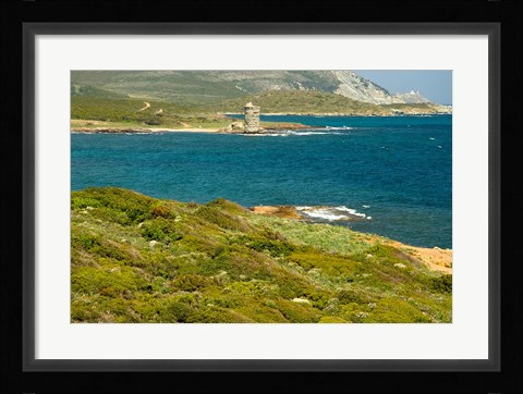 Framed Genoan Towers, Corsica Print