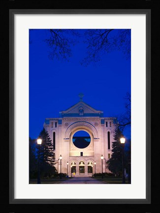 Framed St Boniface Basilica Ruins Print