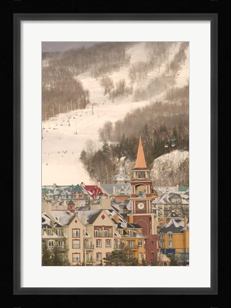 Framed Mont Tremblant Ski Village Print