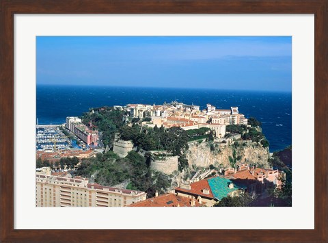 Framed Principality of Monaco at Monte Carlo, France Print