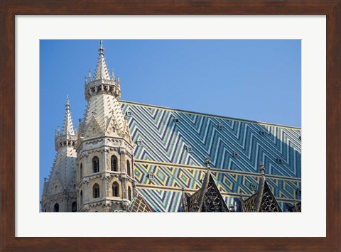 Framed St Stephen&#39;s Cathedral, Vienna, Austria Print