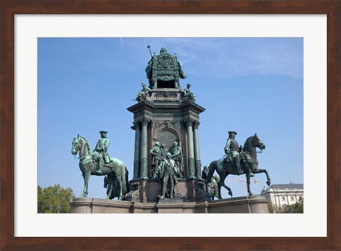 Framed Maria Theresa Statue Print