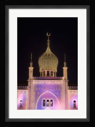 Framed Tivoli at Christmas Print