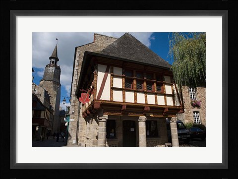 Framed Hotel de Keratry, Cote d'Armor Print