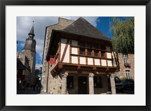 Framed Hotel de Keratry, Cote d'Armor Print