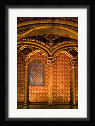 Framed Saint Chapelle, Paris, France Print