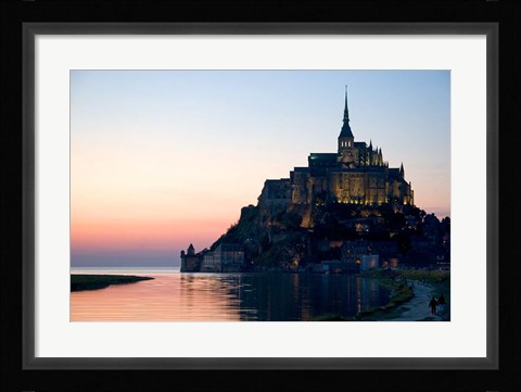Framed Mont Saint Michel, Basse-Normandie, France Print