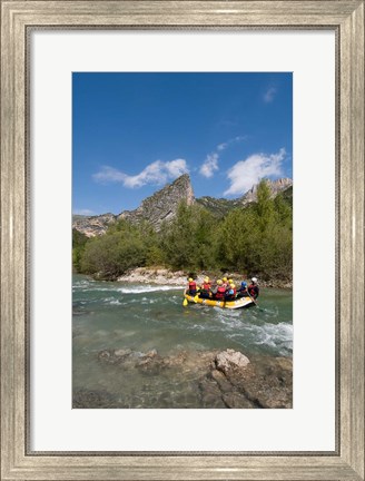 Framed Rafting on Verdon River,  Provence, France Print