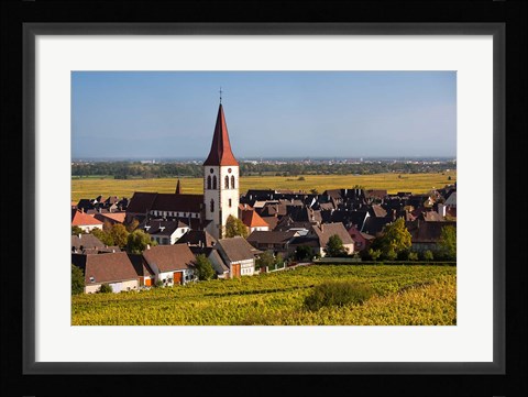Framed Ammerschwihr, Alsatian Wine Route Print