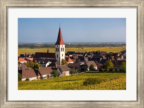 Framed Ammerschwihr, Alsatian Wine Route Print