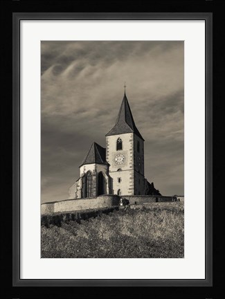Framed Hunawihr, Alsatian Wine Route Print
