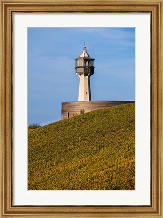 Framed Champagne Ardenne Lighthouse in Mame, France Print
