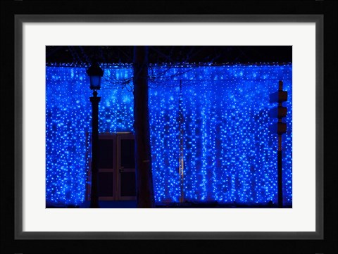 Framed Champs Elysees in Paris Print