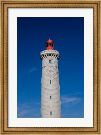 Framed Mole St-Louis Pier Lighthouse Print
