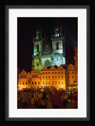 Framed Old Town, Czech Republic Print