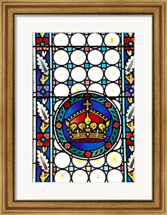 Framed Stained Glass Window Print
