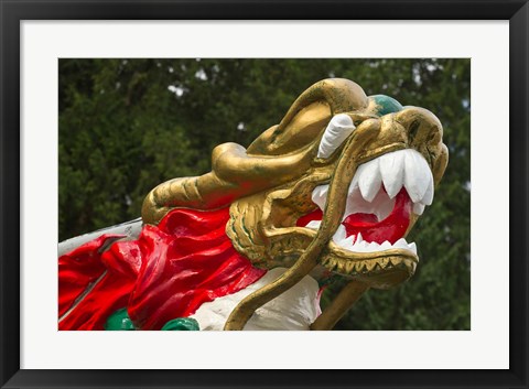 Framed Chinese Dragonboat Print
