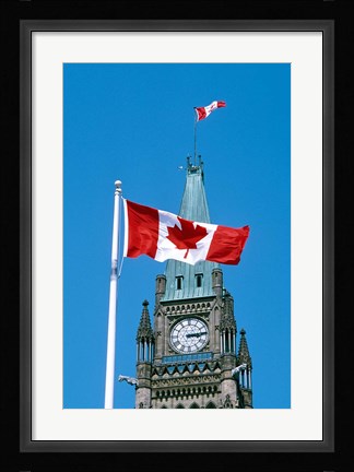 Framed Parliament Hill buildings Print