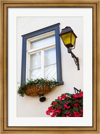 Framed Old Town Window Print
