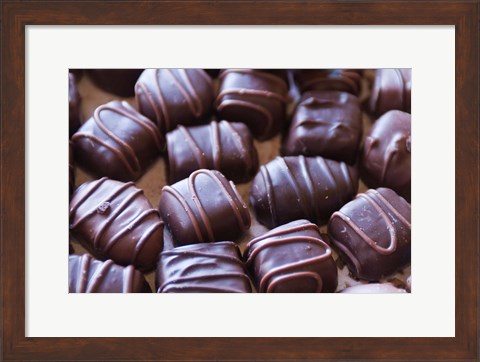 Framed New Brunswick, Ganong Chocolate desserts Print