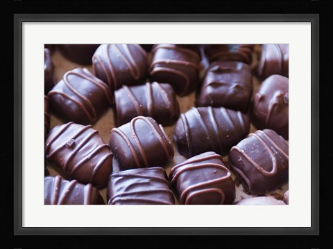 Framed New Brunswick, Ganong Chocolate desserts Print