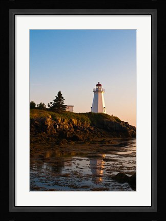 Framed Letite Passage Lighthouse Print
