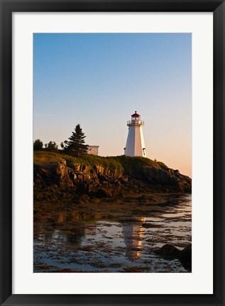 Framed Letite Passage Lighthouse Print