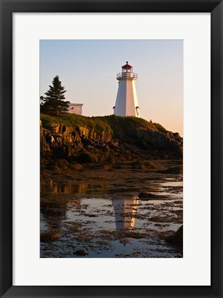 Framed New Brunswick, Letite Passage Lighthouse Print