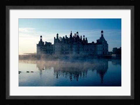 Framed Chateau Chambord at Dawn Print