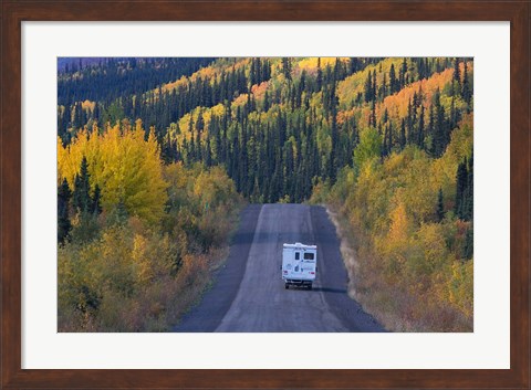 Framed Dempster Highway in the Fall Print