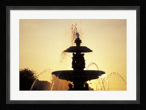 Framed Place de la Concorde, Paris Print