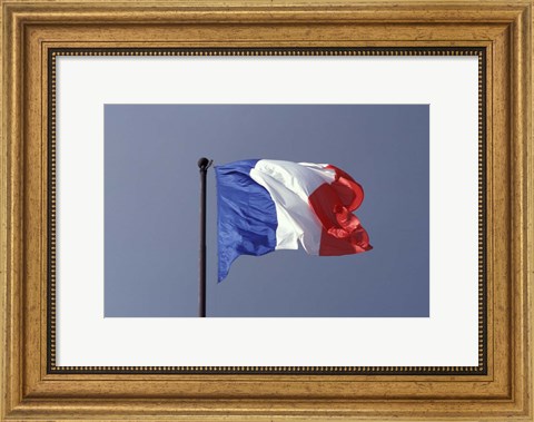 Framed French Flag Print