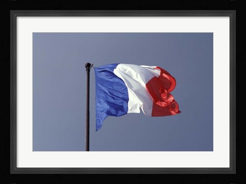 Framed French Flag Print