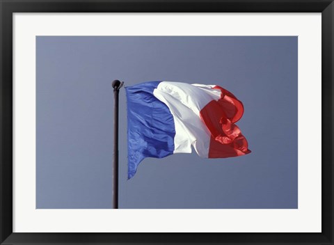 Framed French Flag Print