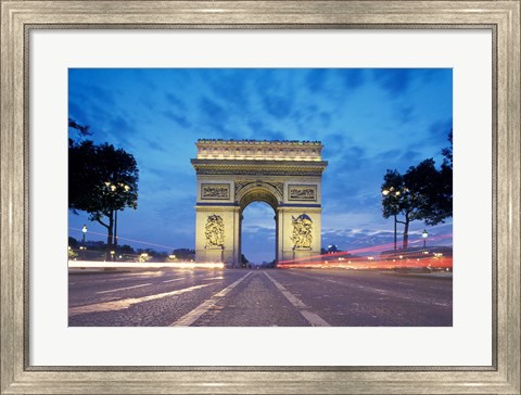 Framed Arc de Triomphe From Champs Elysees, Paris, France Print