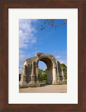 Framed Triumphal Arch, St Remy de Provence, France Print