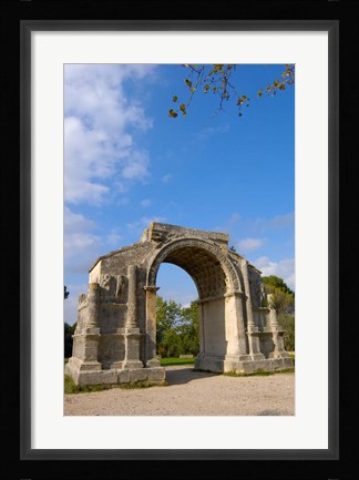 Framed Triumphal Arch, St Remy de Provence, France Print