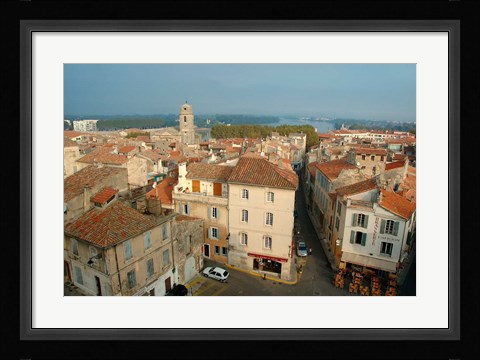 Framed Amphitheatre Tower, Arles, Provence Print