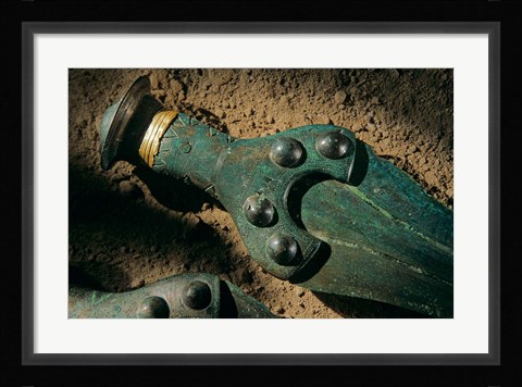 Framed Details of Sword Print