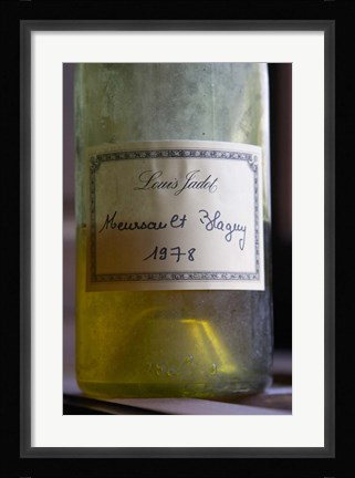 Framed Bottle of Louis Jadot Meursault Blagny Print