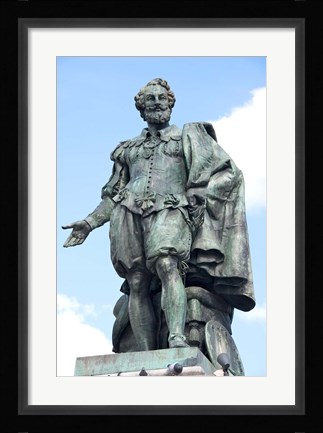 Framed Rubens Statue Print