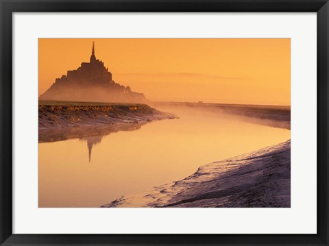 Framed Mont St Michel, Normandy, France Print