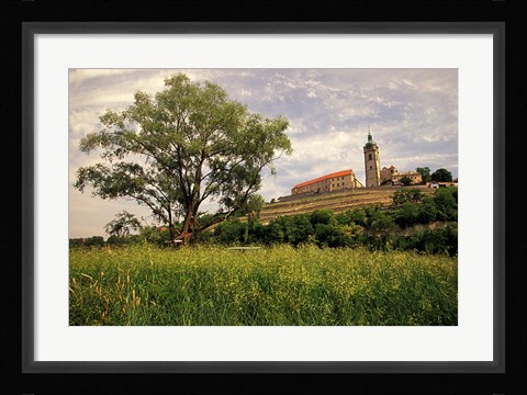 Framed Renaissance Chateau in Melnik Print