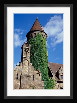 Framed Ivy-Covered Medieval Tower Print