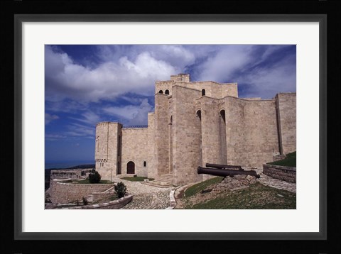 Framed Citadel Fortress, Kruja Print