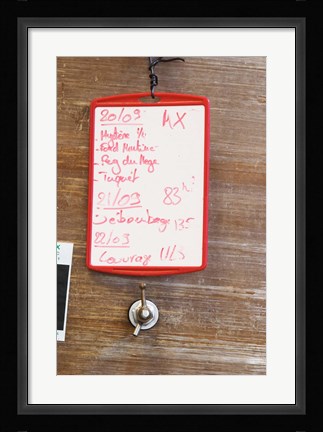 Framed Glass Fibre Fermentation Vat, Chateau Belingard Print