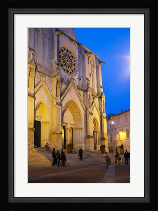 Framed Ste Anne Cathedral, Montpellier Print