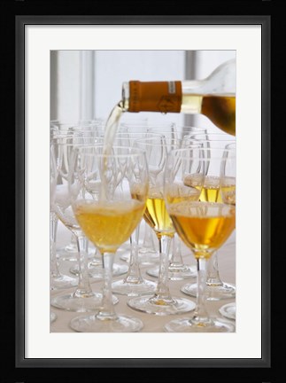 Framed Aperitif, Chateau de Cerons Print