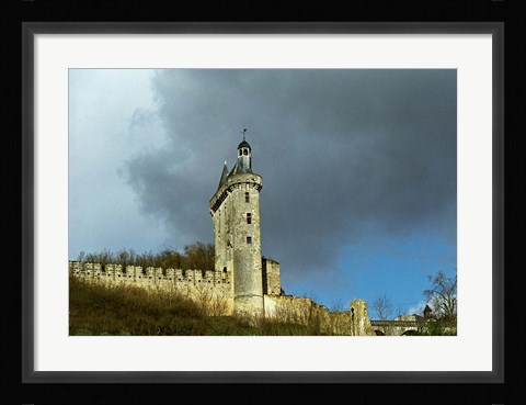 Framed Chateau de Chinon Castle, France Print