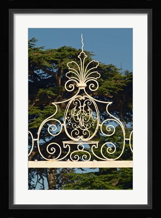 Framed Chateau Beychevelle, Saint Julien, France Print